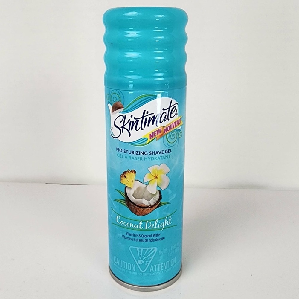 Skintimate Coconut Delight Moisturizing Shave Gel Hydration Women 6.5 oz